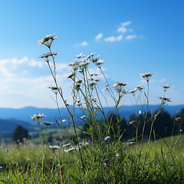 Bird's Eye View Flower Background