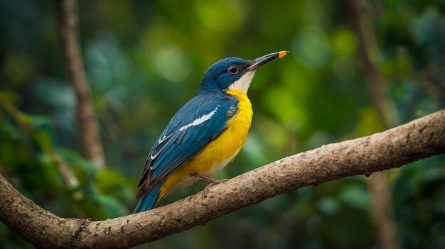 a bird on the tree animal nature