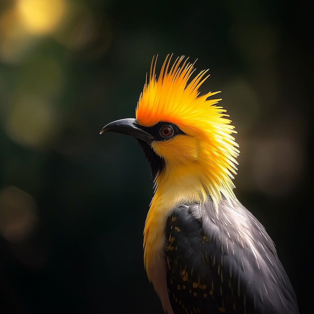 A BIRD IN THE TREE IN SKY BACKGROUND