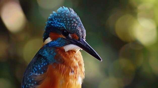 Photo a bird with a blue beak that has a black beak