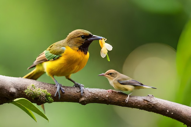 A bird with a bug in its beak is eating a bug.