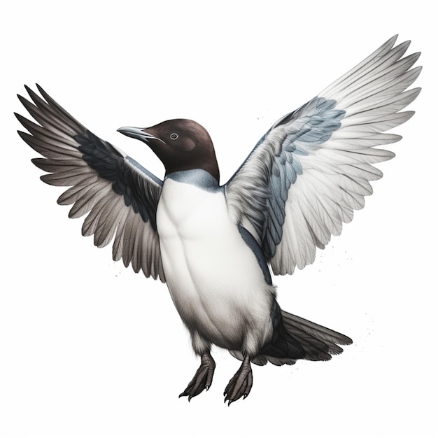 A bird with wings spread is shown with the word " fly " on the bottom.