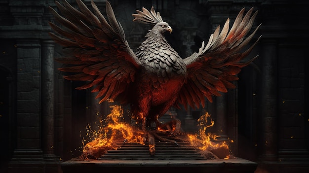 A bird with wings that says'game of thrones'on it