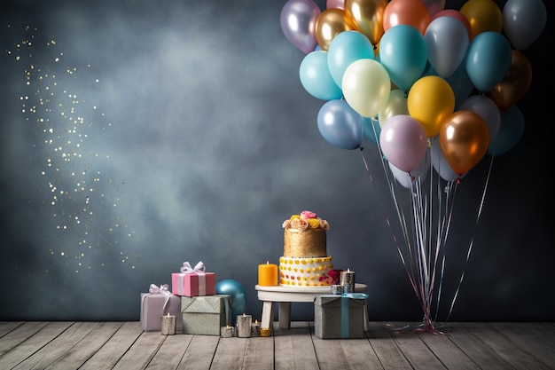 Birthday Background and Design Space