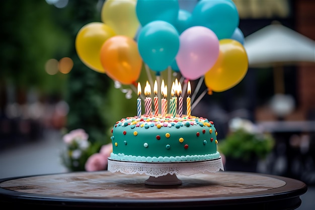 Birthday Cake Colorful