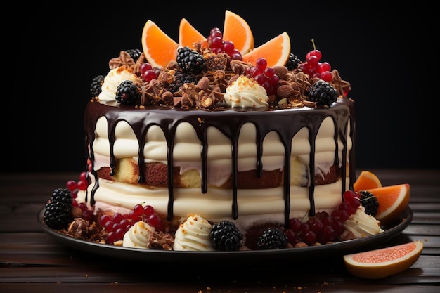 birthday Chocolate cake background food 124jpg