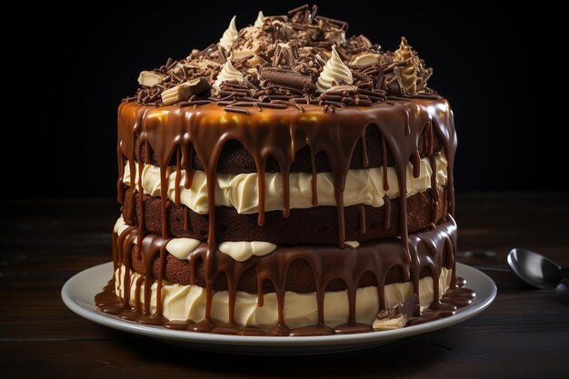 birthday Chocolate cake background food 198jpg