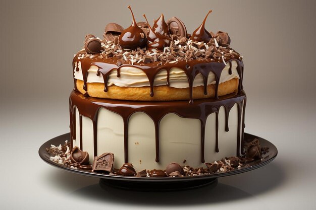 birthday Chocolate cake background food 297jpg