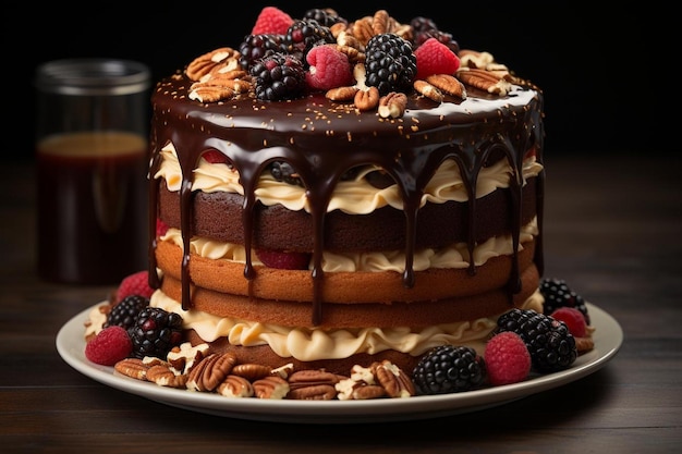 birthday Chocolate cake background food 316jpg