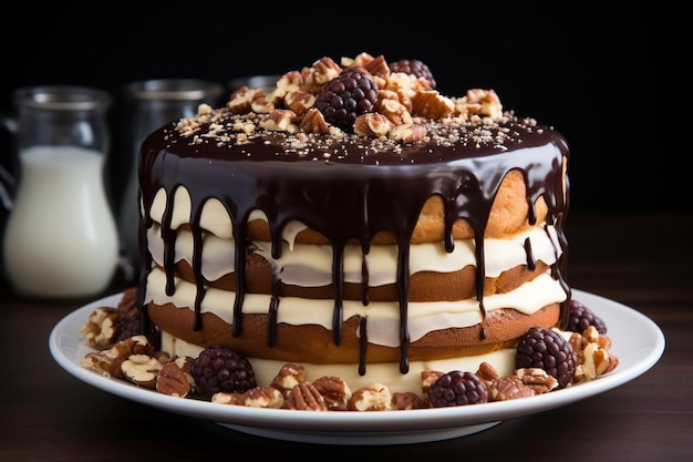 birthday Chocolate cake background food 331jpg