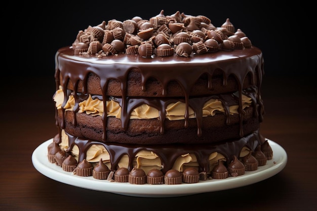 birthday Chocolate cake background food 341jpg