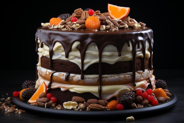 birthday Chocolate cake background food 405jpg