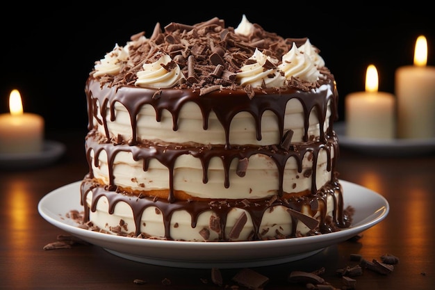 birthday Chocolate cake background food 426jpg