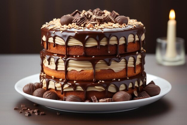 birthday Chocolate cake background food 428jpg