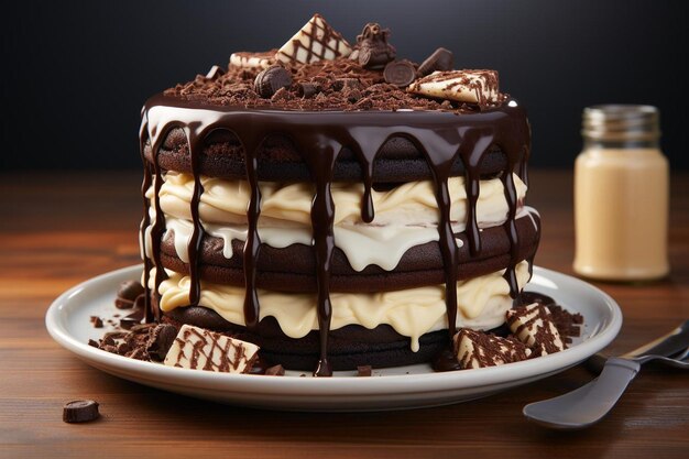 birthday Chocolate cake background food 453jpg