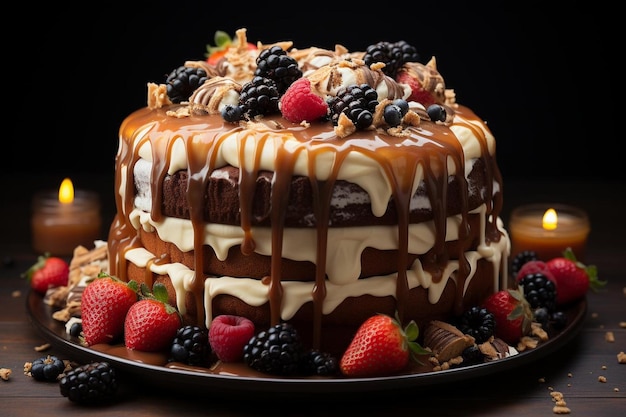 birthday Chocolate cake background food 500jpg