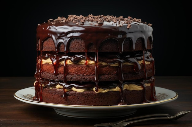 birthday Chocolate cake background food 54jpg