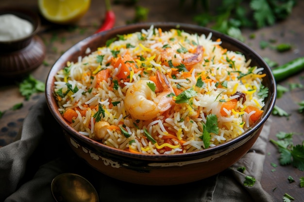 Biryani rice Generate AI