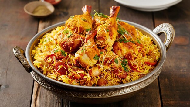 Biryani With Chicken Pieces