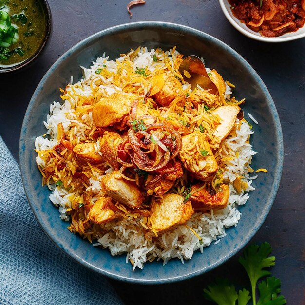 Biryani With Chicken Pieces