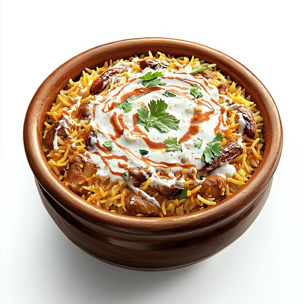 Photo biryani with raita