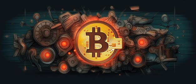 bitcoin futuristic cryptocurrency