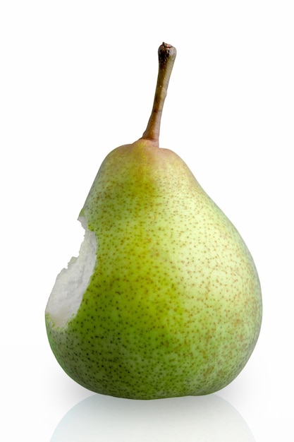 bitten pear