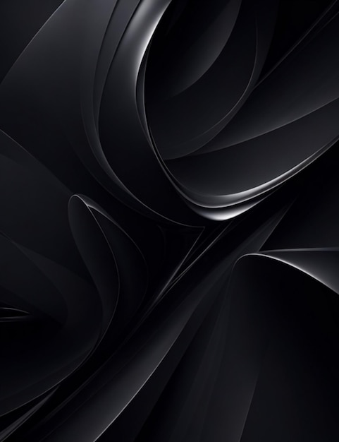 Black Abstract Art Image design