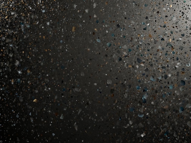 Photo a black background with a black background with a lot of glitter