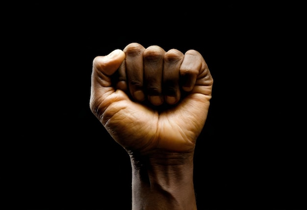 a black background with a black hand with the word free written on it