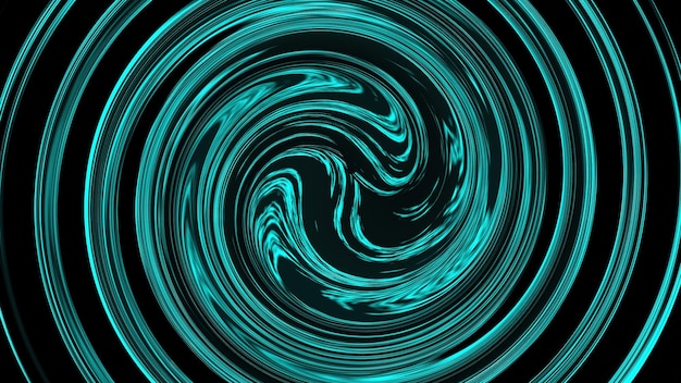 A black background with a blue swirl in the middle of the screen.