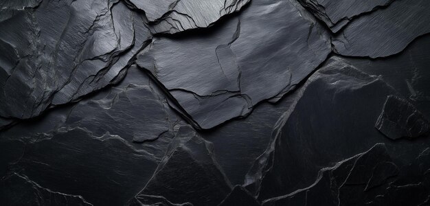 Black background with a dark gray stone texture