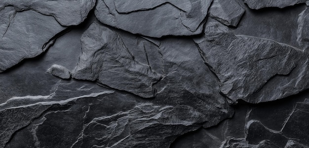 Black background with a dark gray stone texture