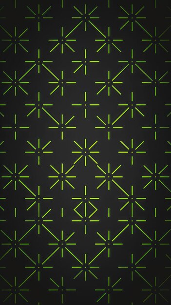 Photo a black background with green crosses on it