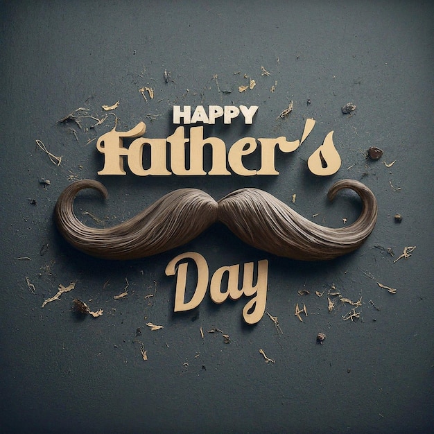 a black background with a text happy fathers day on it