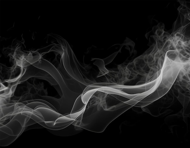 Photo a black background with a white and green smoke that says quot smoke quot