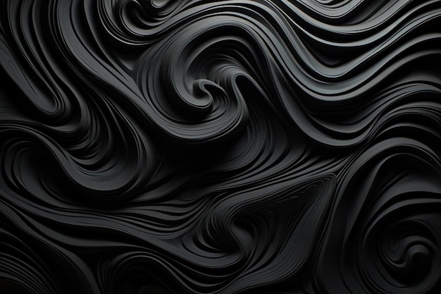 a black background with a white swirl in the middle.