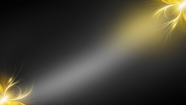 black background yellow gradient modern simple abstract