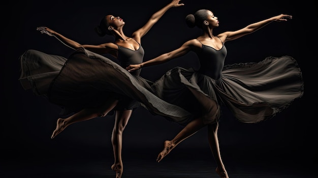 Black ballet dancers bring their unique cultural experiences and perspectives to the world of classical dance enriching and expanding the art form Generated by AI