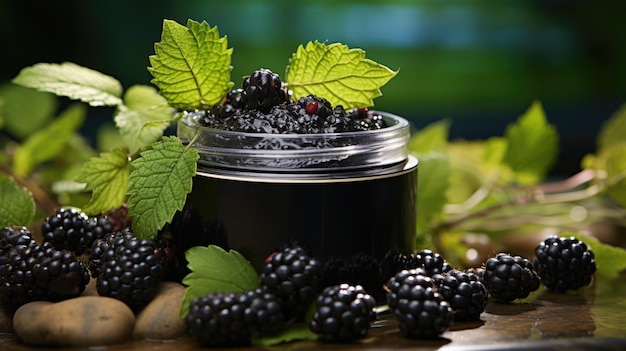 black berries for a face scrub