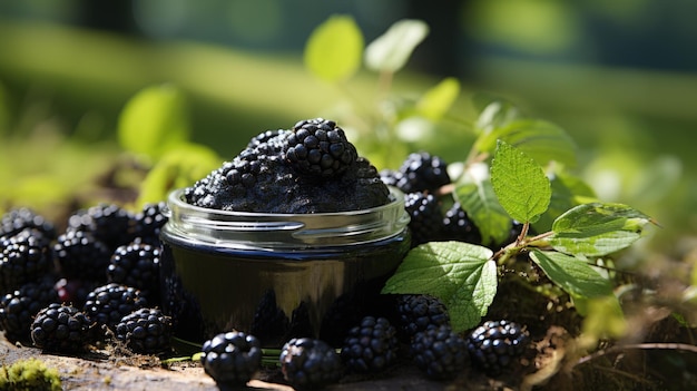 black berries for a face scrub