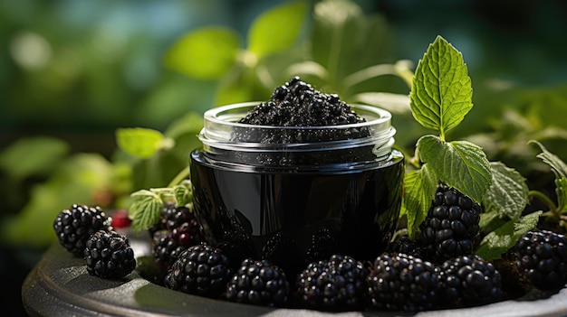 black berries for a face scrub