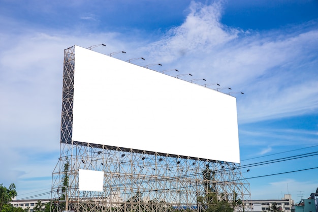 Black billboard for new advertisement