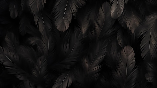 Black Bird Feathers Abstract Image Texture Pattern Background Wallpaper Smartphone Cover and Sc