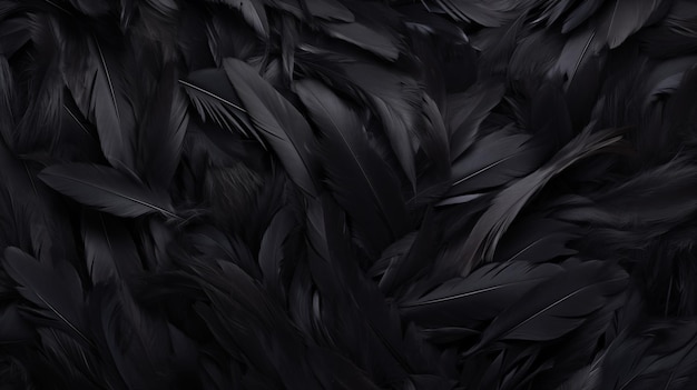 Black Bird Feathers Abstract Image Texture Pattern Background Wallpaper Smartphone Cover and Sc