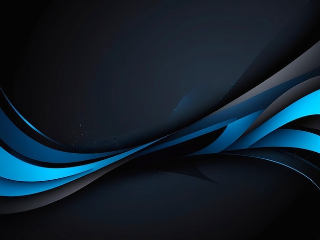 Photo black blue abstract background design