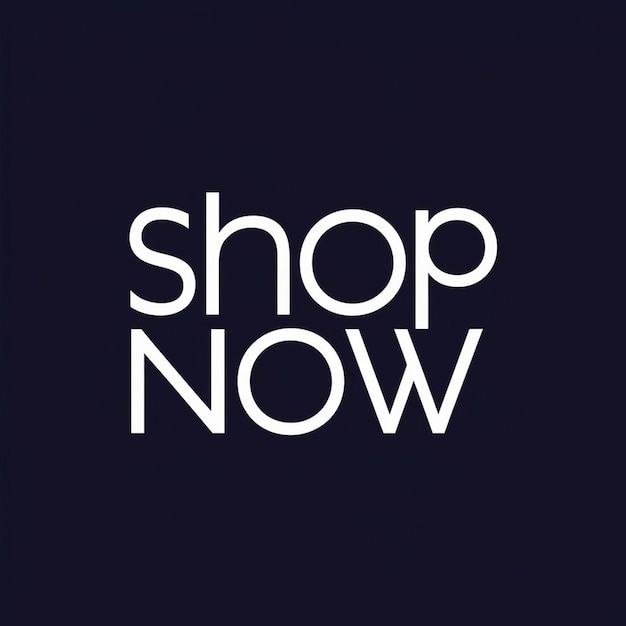 a black and blue poster that says shop now now now now now