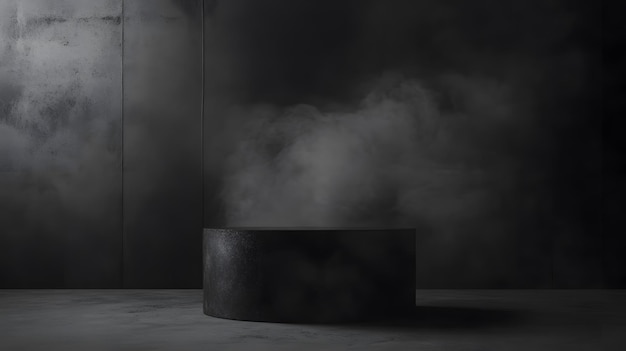 a black box with a black background that says smoke