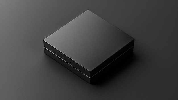 a black box with a square shape on it