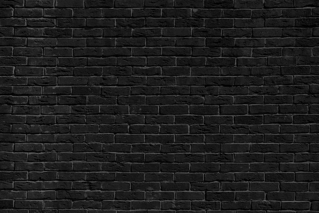 Black brick building wall. Interior of a modern loft. Background for design